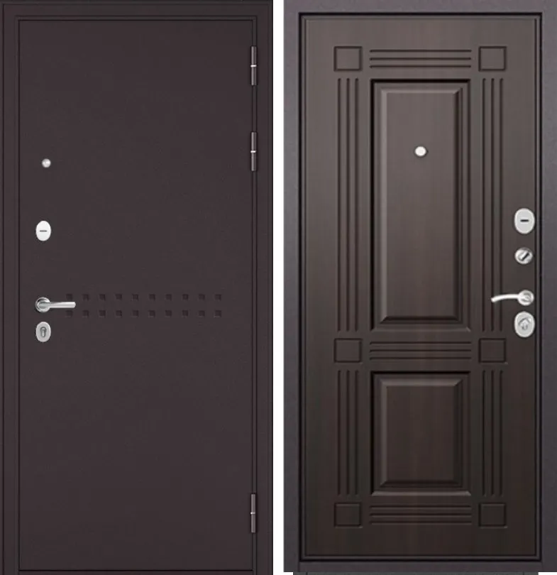 Фото Дверь Бульдорс TRUST - MASS - M/Р БУКЛЕ шоколад R-4 DIS006940